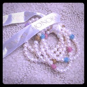 Honora Set of 5 Pearl Bracelets